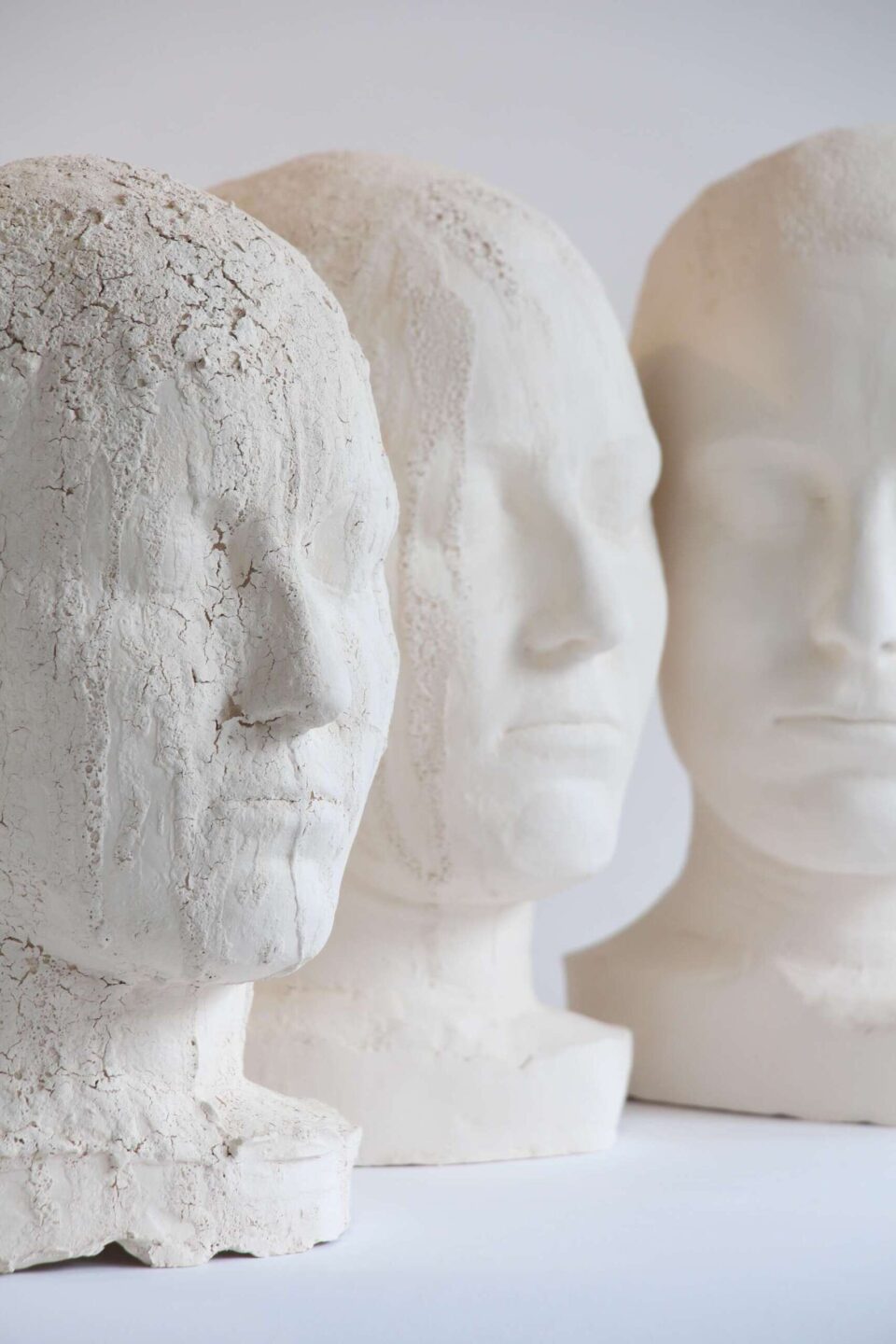 Corrosion, 2015, triptyqye céramique
