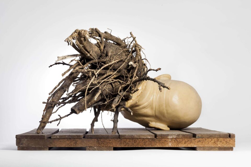 Décadence, 2015, cire, bois, 36x67x63 cm © Photographe Antoine Duhamel 3